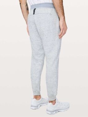 lululemon athletica Men's Light Gray Heather Joggers